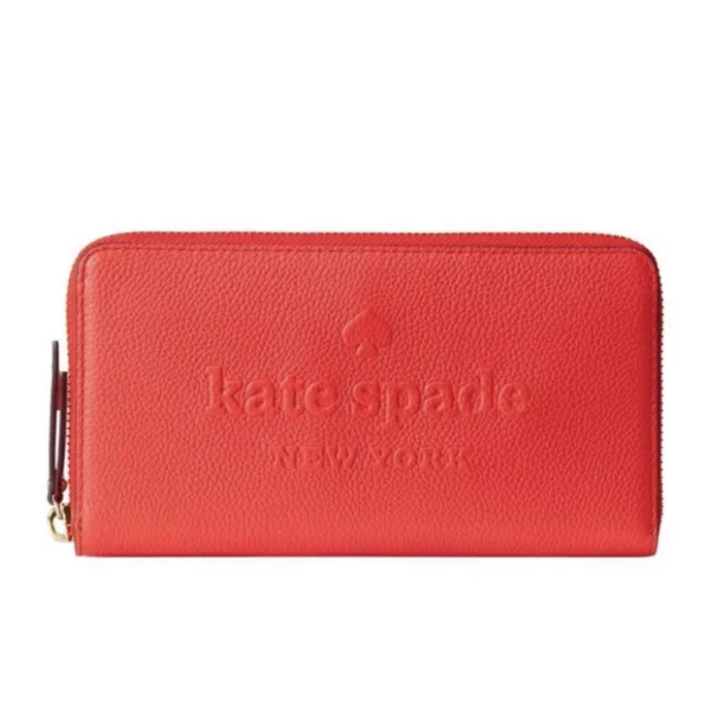 Kate Spade Neda Wallet Larchmont Avenue wallet Logo In Red